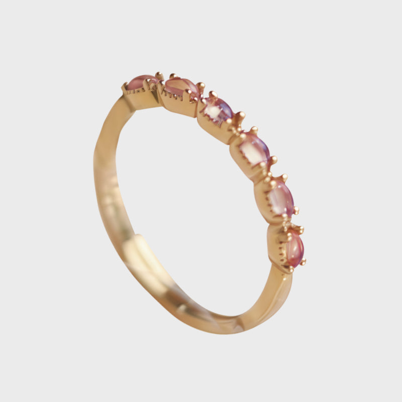 Rose Quartz Ring – Open Heart, Attract Love, Bloom Like Spring