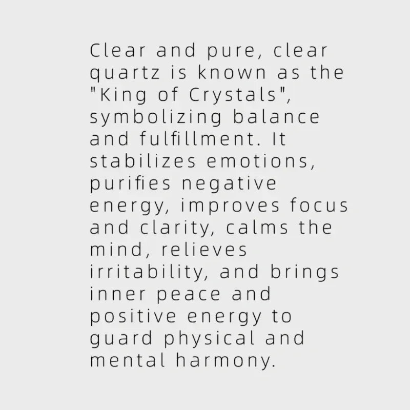 Divine Guardian Natural Crystal  Necklace