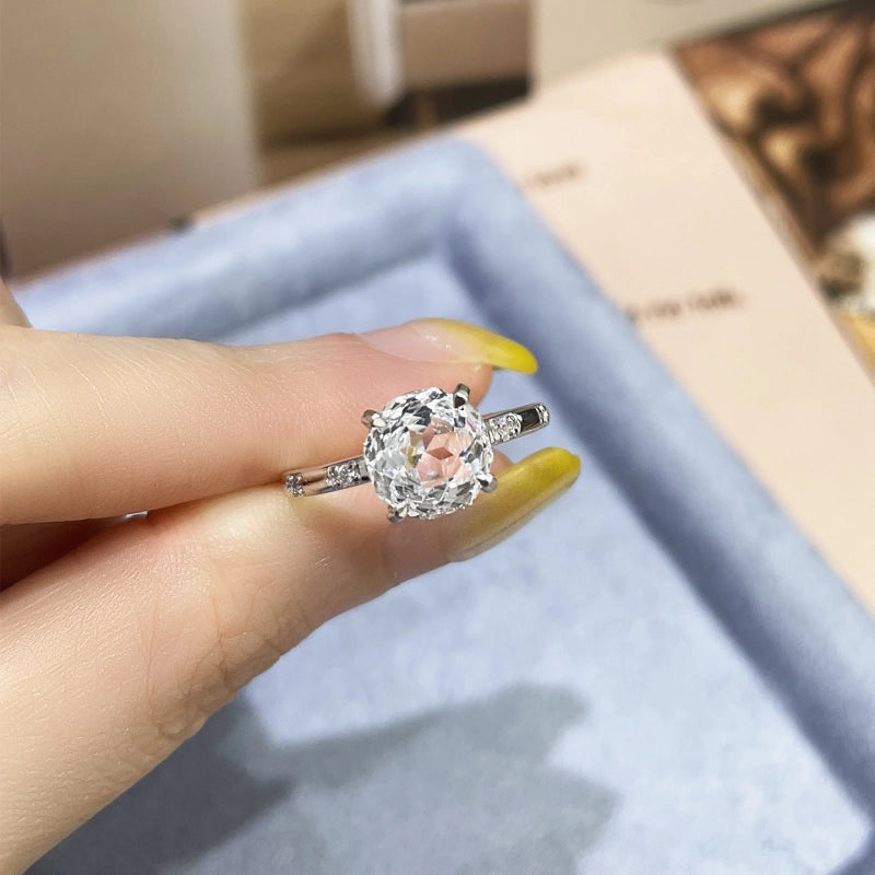 Bague Cristal Clair Naturel Pur Pleine Imagination