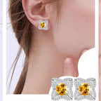 Boucles d'oreilles Solace Valiant en cristal naturel