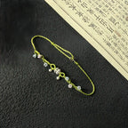 Four-leaf Clover Butterfly Braided Bracelet - Embrace Good Luck