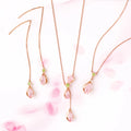 Collier en cristal de quartz clair Pendentif facetté irrégulier