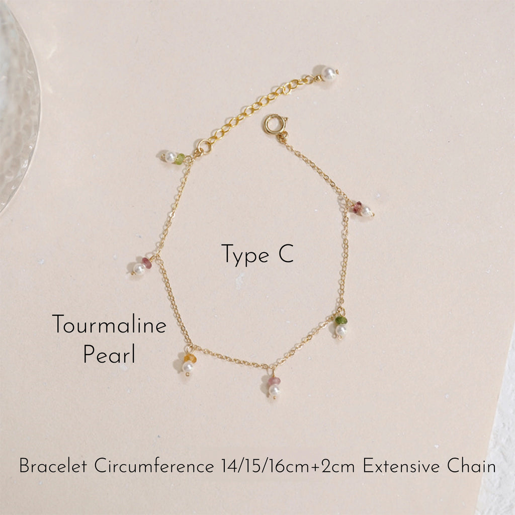 Natural Gemstones Stackable Bracelet - Balances Aura and Protection