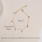 Natural Gemstones Stackable Bracelet - Balances Aura and Protection