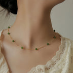 Collier à ajustement facile en quartz clair - Pureté intérieure et expression claire