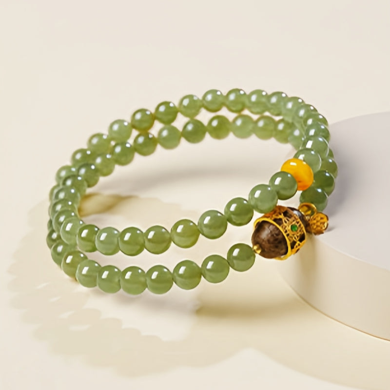 Bracelet Noble Cheval en Jade de Hetian