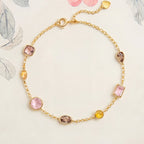Bracelet triple chance en cristal naturel