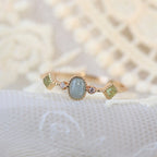 Bague de la Fortune en Aigue-marine – Protection Spirituelle et Énergie Positive
