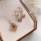 Collier Sakura en jade Hetian
