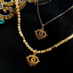 Vintage Evil Eye Necklace - Draws Constant Opportunities