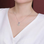 Collier à ajustement facile en quartz clair - Pureté intérieure et expression claire