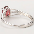 Natural Red Garnet Jewelry Set - Love & Protection