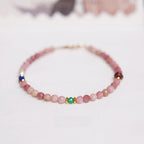 Natural Gemstones Stackable Bracelet - Balances Aura and Protection