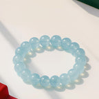 Bracelet en aigue-marine naturelle Protection et Paix