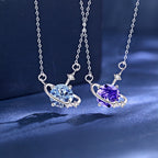 12 Birthstone Necklace for Women 925 Sterling Silver Dainty CZ Pendant Necklace Personalized Birthday Gift