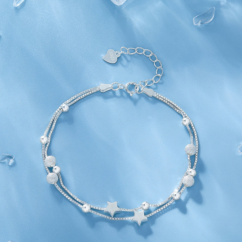 Bracelet Lune et Étoile Pacte d'Amour