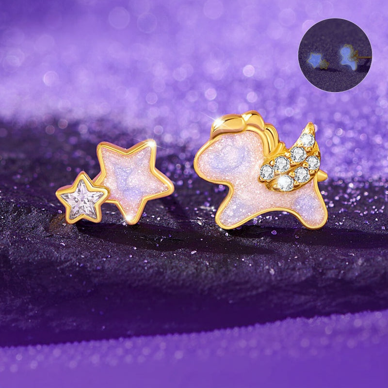 Boucles d'oreilles bouclier de veille