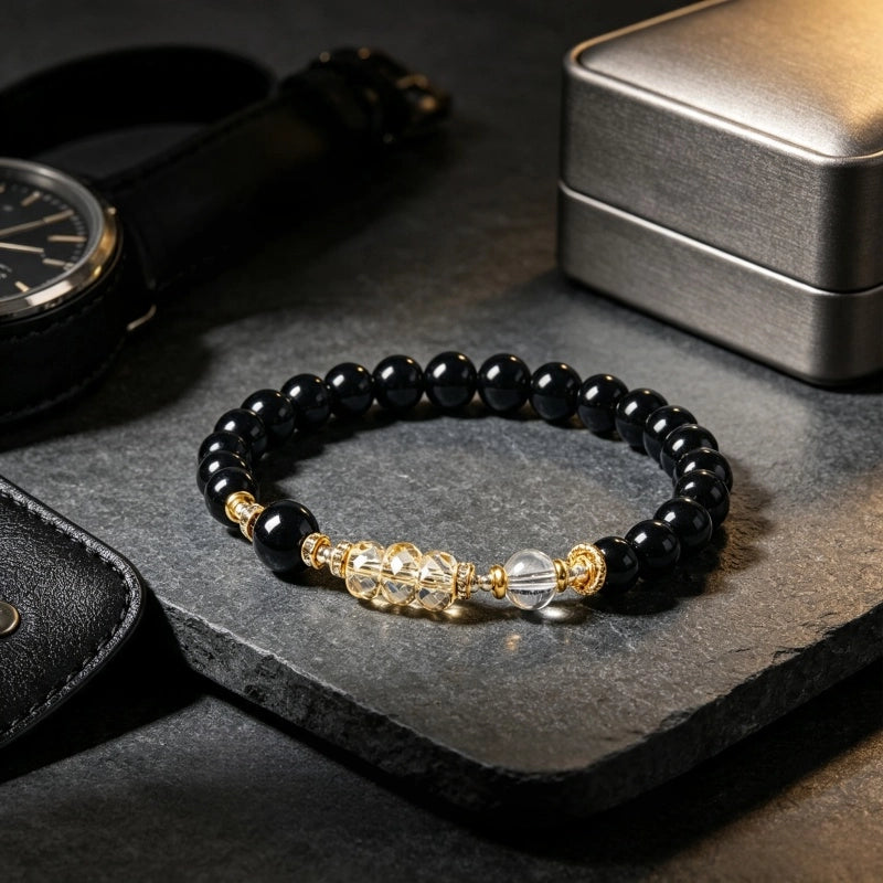 Natural Obsidian Bracelet — Protect Your Fortune