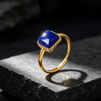 Classic Lapis Lazuli Indigo Ring - Awakens Inner Wisdom