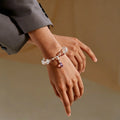 Brazilian Flawless Clear Quartz & Amethyst Bracelet – Purify, Open Wisdom, Attract Benefactors
