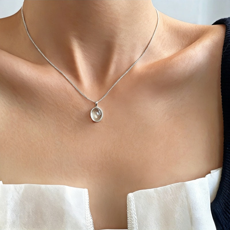 Natural Aquamarine Necklace - Eternal Peace, Inner Courage