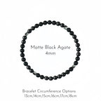 Thin Natural Stone Bracelet for Men & Women - Earth Energy & Minimal Daily Wear