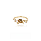 Planet Tiger's Eye Healing Crystal Ring, Wealth & Courage Talisman