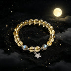 Bracelet citrine et pierre de lune Lucky Star