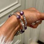 Eternal Night Gray Moonstone Bracelet – Emotional Calm, Wisdom & Anxiety Relief