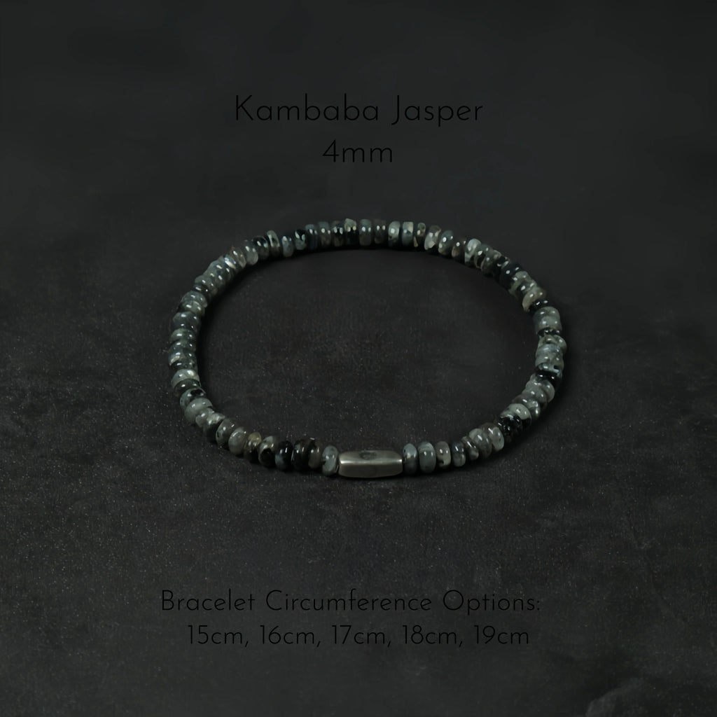 Vintage Natural Stone Beaded Bracelet - Ease Stress & Embrace Serenity