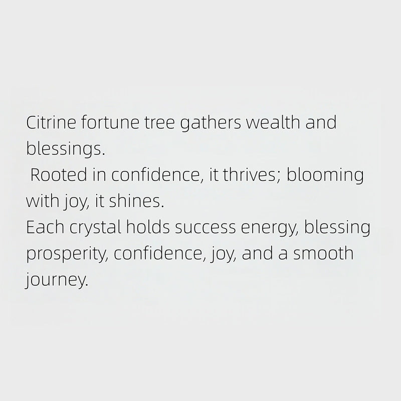 Prosperity Tree of Joy and Self-Belief