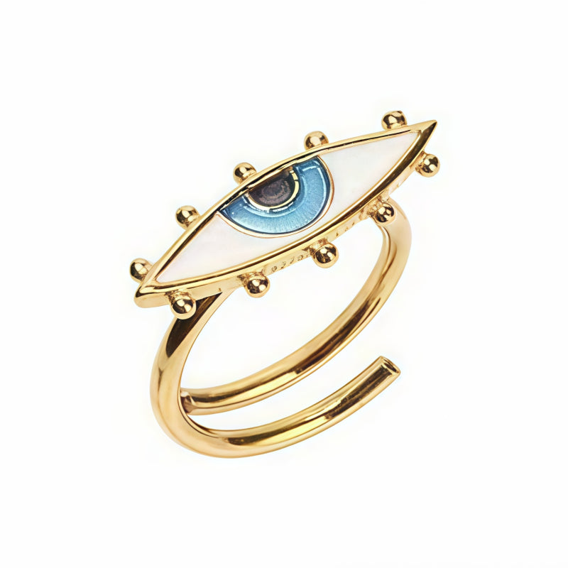 Bague Porte-bonheur Mauvais Œil - Protection & Énergie Positive