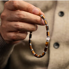 Bracelet Œil-de-Tigre Naturel — Essentiel Empilable Porteur de Chance et de Fortune