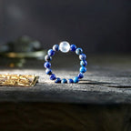 Aquamarine & Lapis Lazuli Ring - Clears Muddled Thoughts