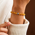 Bracelet Cloisonné Lotus Pur Ambre Naturel