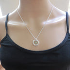 60th Birthday Gifts for Women, Silver Birthstone Necklace, 60th Birthday Gift, Birthstone Jewelry