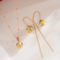 Collier Sakura en jade Hetian