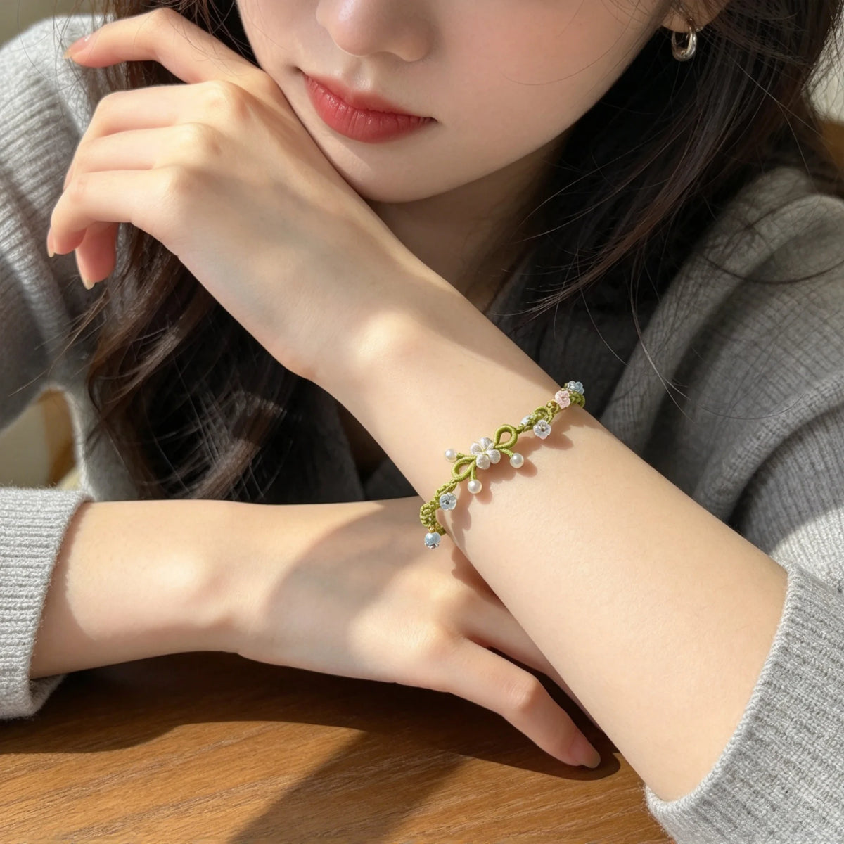 Four-leaf Clover Butterfly Braided Bracelet - Embrace Good Luck