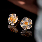 Boucles d'oreilles en cristal naturel Lumina Fervor