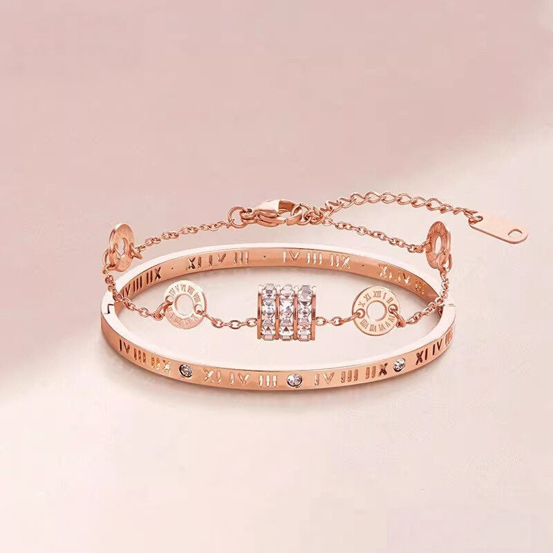 Roman Numerals Slim Waist Bracelet, Exclusive Ggentleness and Elegance for Yourself