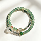 Bracelet de cinabre naturel Renouveau Lotus Rouge