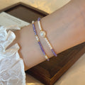 Collier en cristal naturel couronne vintage