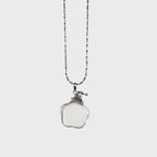 Collier Étoile Trapue en Quartz Clair AA – Purifie l'aura, Manifeste les souhaits