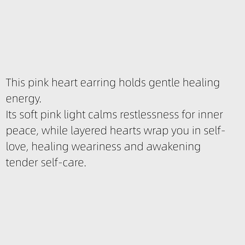 Pink Serenity Natural Crystal Earrings