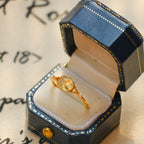 Natural Citrine Ring - Strengthens Money-Magnet Aura