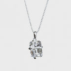 Collier en quartz clair Nœud brillant – Purifie l'aura, éclaircit l'esprit