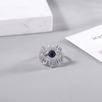 Starlight Evil Eye Ring – Courage, Protection & Fortune