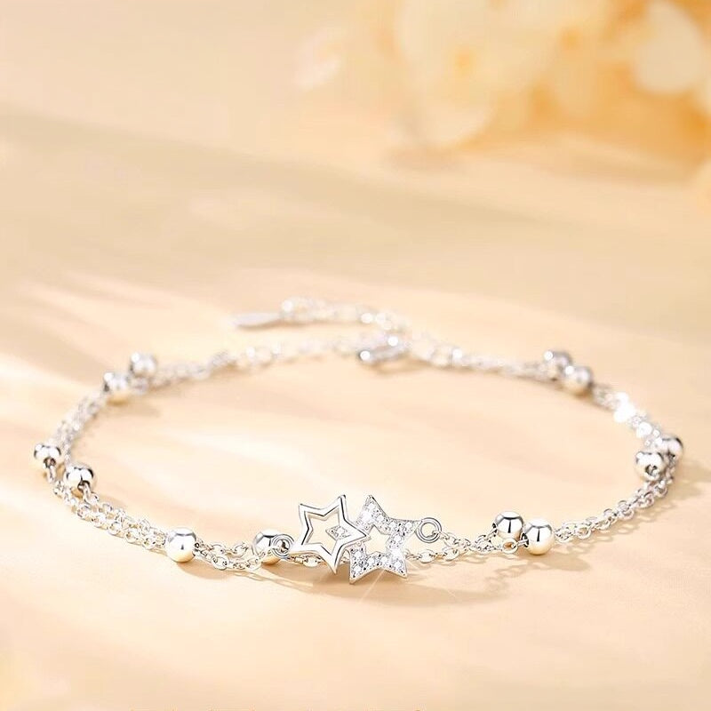 Bracelet Lune et Étoile Pacte d'Amour