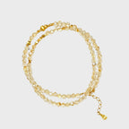 Bracelet Gourde Citrine Naturelle – Attire Richesse & Chance, Booste la Vraie Romance