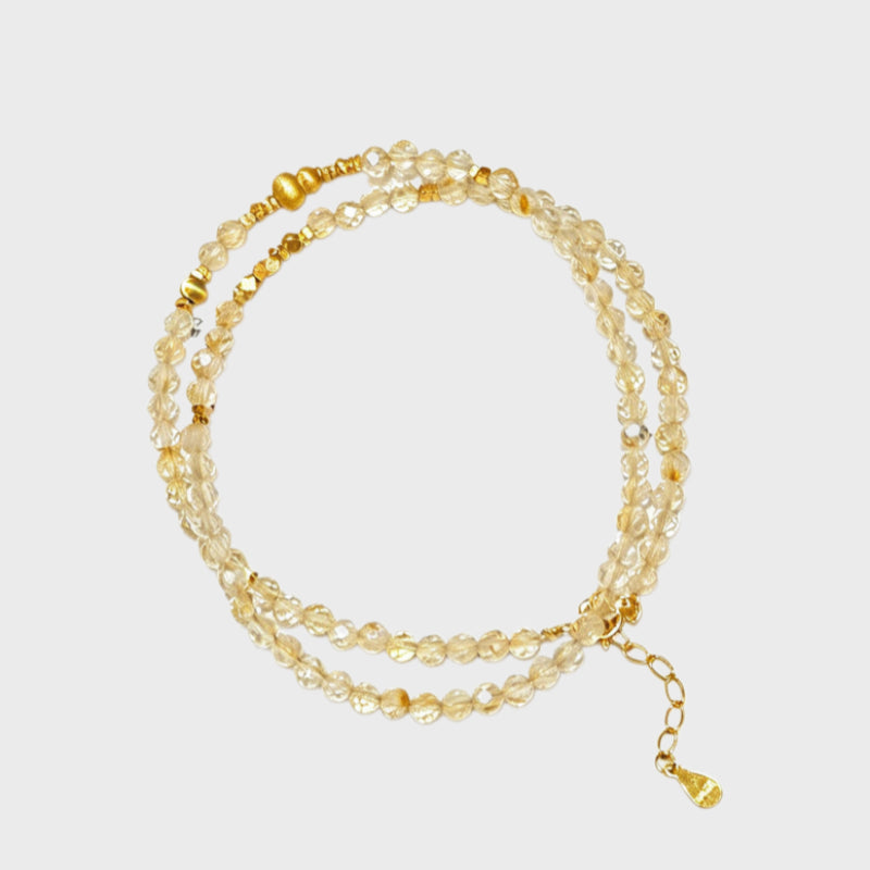 Natural Citrine Gourd Bracelet – Attract Wealth & Luck, Boost True Romance